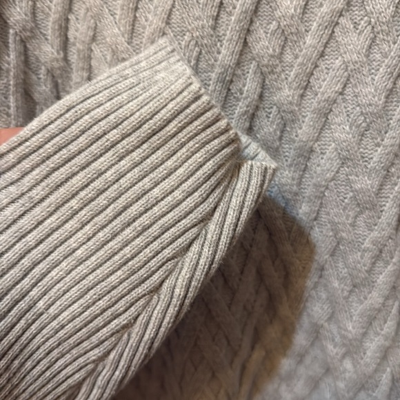 Lands' End Women’s Cream Cowl Neck Sweater Size XL Tall - Picture 3 of 5